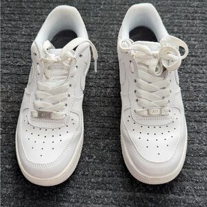 White Nike Air Force 1 Sneakers